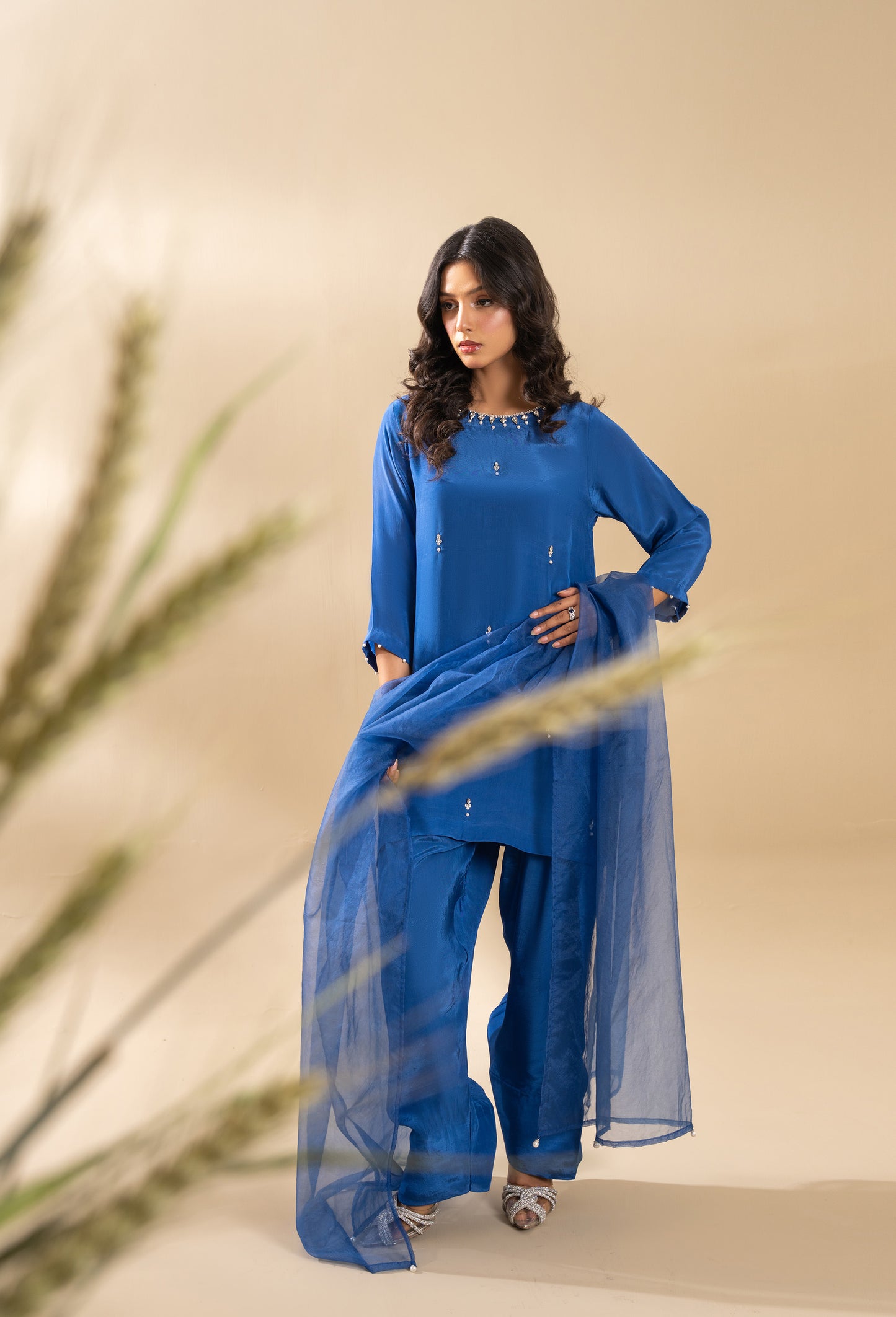 BLUERAY FARSHI SHALWAR 3PC