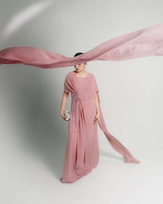 Roselle - Draped Dress
