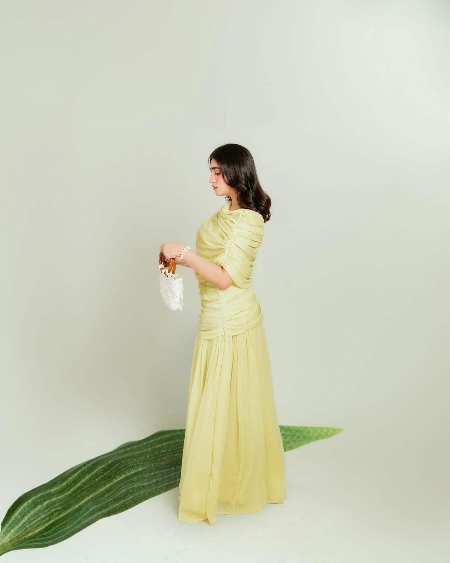 Soliane - Gathered Flowy Dress