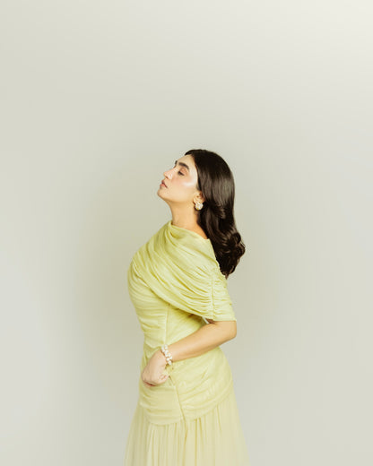 Soliane - Gathered Flowy Dress
