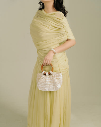 Soliane - Gathered Flowy Dress