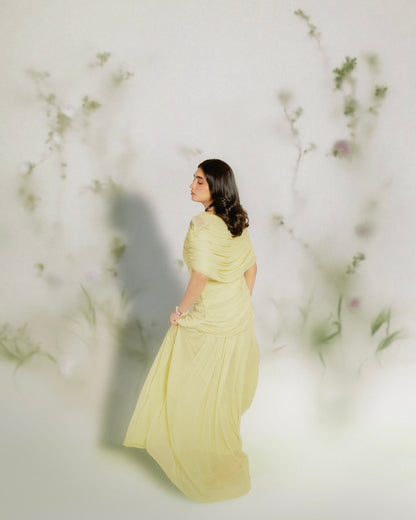 Soliane - Gathered Flowy Dress